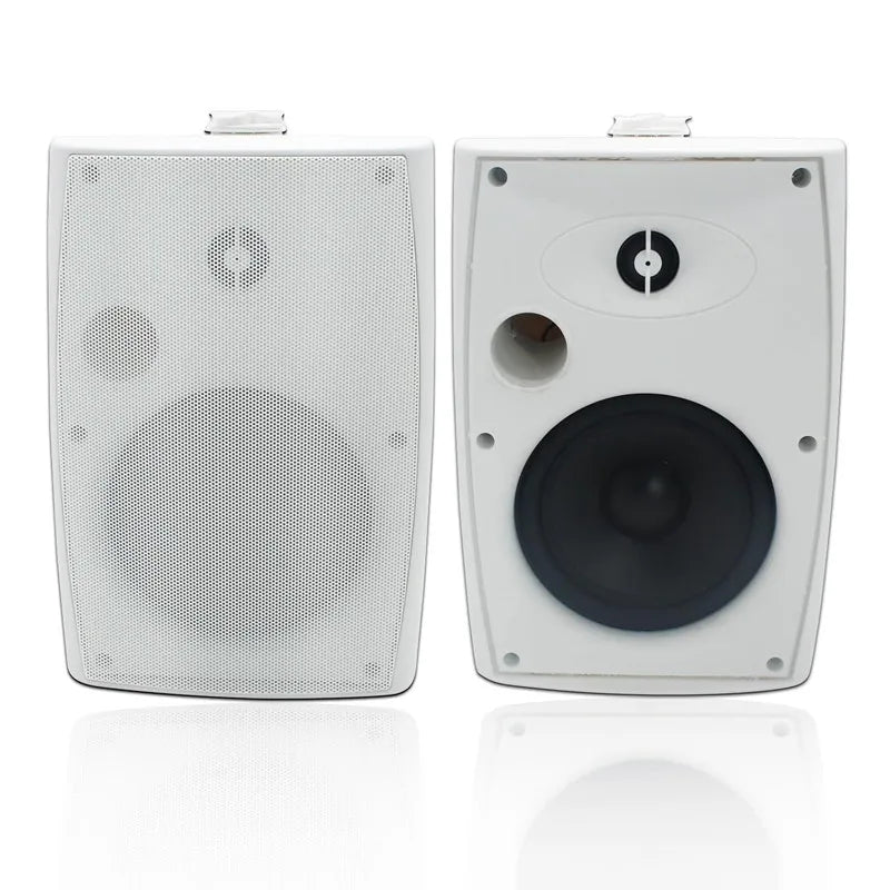 Herdio 6.5 Inch 400W Outdoor Passive Speakers Wall Mount Speakers Wired Waterproof With Powerful Bass For Patio Garden Poolside