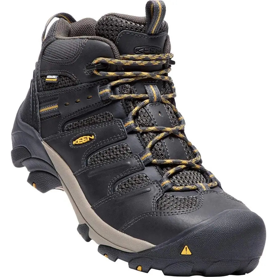 Utility Mens Lansing Mid Height Steel Toe Waterproof Work Boots