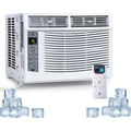 6,000 BTU Window Air Conditioner AC Window Unit Cool up to 250 Sq. Ft w/Wifi Controls & 4 IN 1 Cooling Dry Fan and Auto Mode