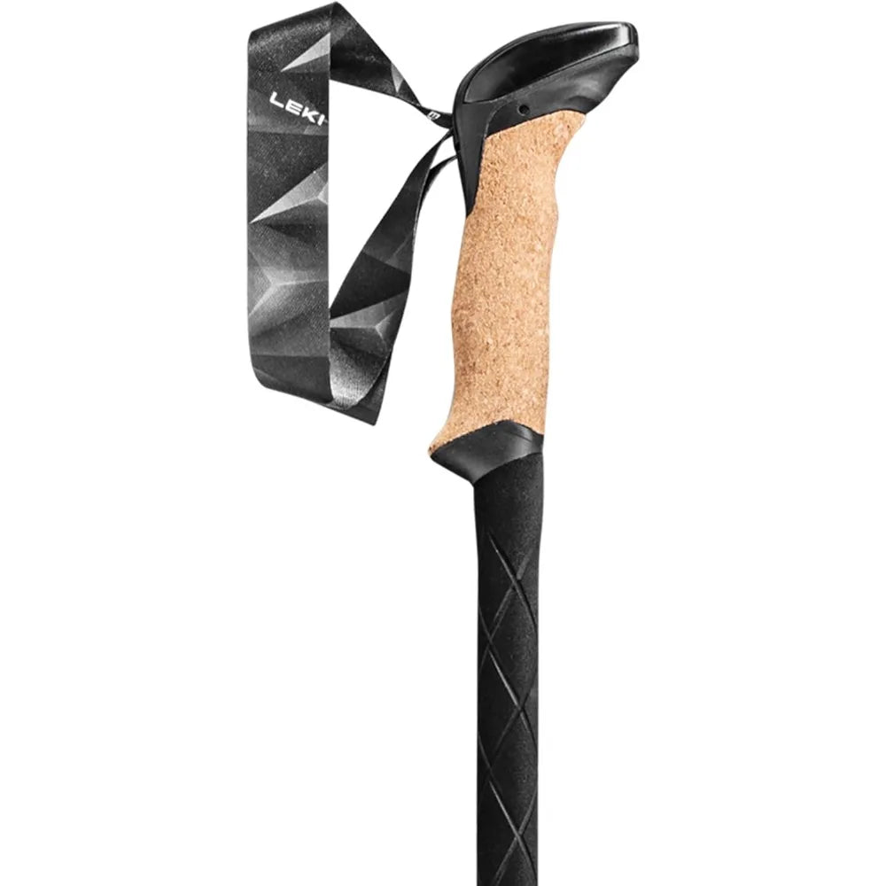 Black Series Carbon Adjustable Lightweight Walking Poles for Trekking & Hiking