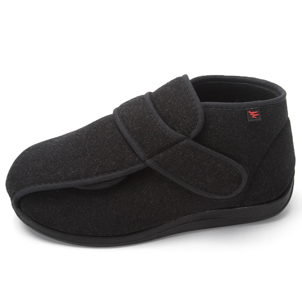 Extra Wide Diabetic Shoes with Adjustable Closure Slip-On Orthopedic Shoes Thermal Lightweight Edema Sneakers for Swollen Feet