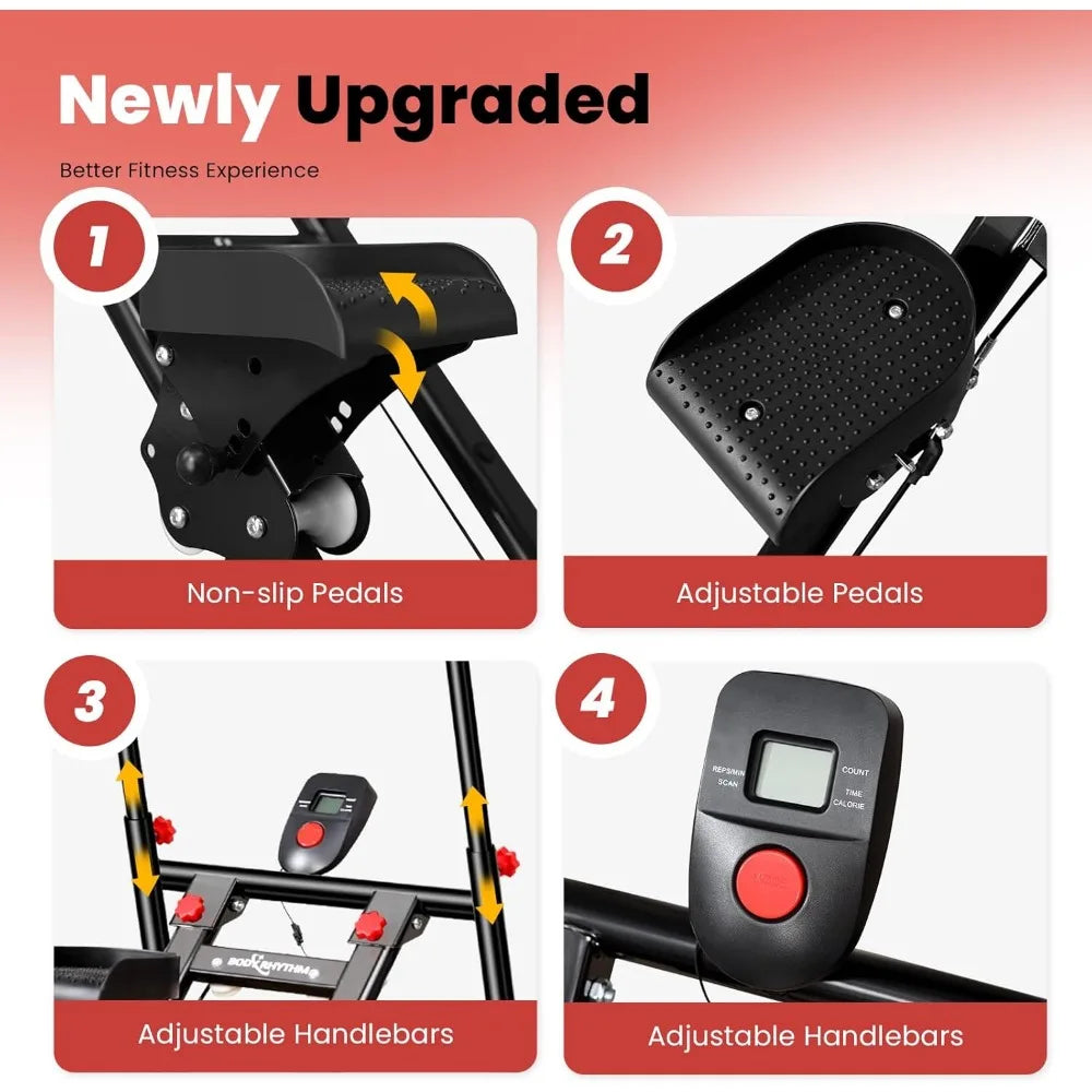 Vertical Climbing Machine for Home Fitness: Full-Body Workout and Cardiovascular Exercise Equipment