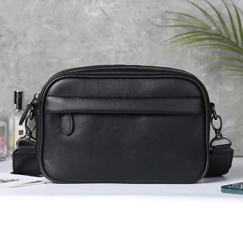 Casual Business Shoulder Purse Classic Pattern Fashion Crossbody Bag Small Square Plaid Designer for Travel Work Male Sling Bags