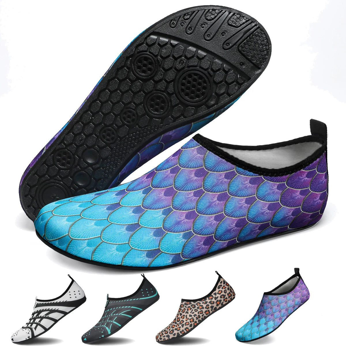 Women Beach Water Shoes Beach Sneaker Socks Man Barefoot Yoga Shoes Quick-Drying Surfing Swimming Shoes Barefoot Water Skin Sock