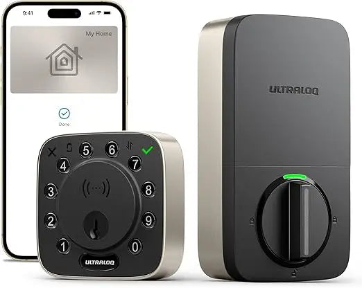 Bolt NFC WiFi Smart Lock, Keyless Entry Deadbolt with iPhone/Android Tap, App Remote Control, Keypad, Works with Apple Home, Si
