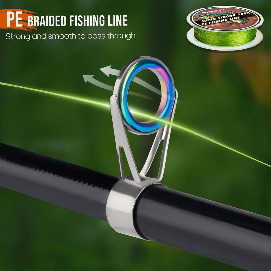 Fishing Rod and Reel Combo with Backpack, Telescoping Fishing Pole Spinning Reel Kit with Fishing Lures, Pliers and Fish Lip Gri
