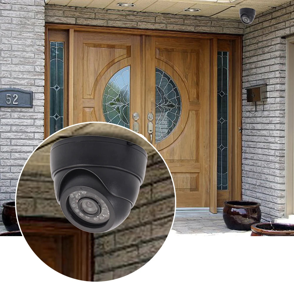 CCTV Dome Camera 24 LED Indoor IR Night Vision 1/3"CMOS COLOR 1200TVL Dome Camera 3.6mm Len Outdoor Security Surveillance Camera