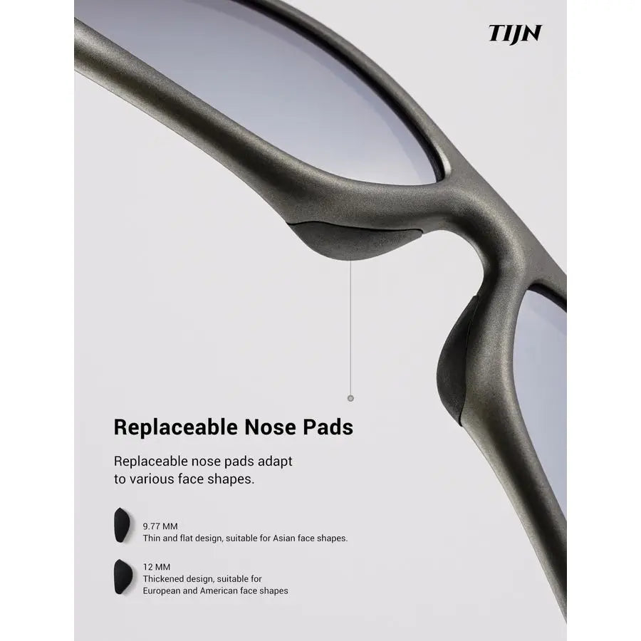 Sports Sunglasses for Men Women UV400 Wraparound Cycling Running Golf Motorcycle Glasses, Large Outdoor Shades, Vanta