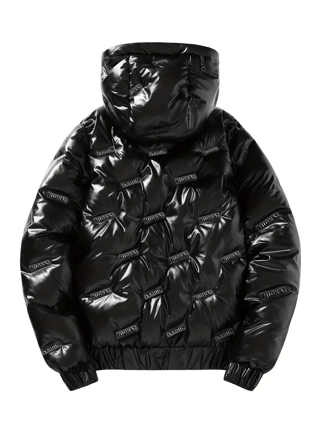 Men's Heavy-Duty Winter Jacket Cold Weather Outerwear with Full-Zip Closure Hooded Windproof Coat Men's Thermal Insulated Coat