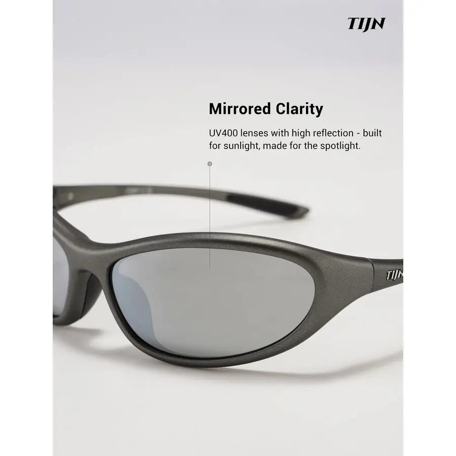Sports Sunglasses for Men Women UV400 Wraparound Cycling Running Golf Motorcycle Glasses, Large Outdoor Shades, Vanta