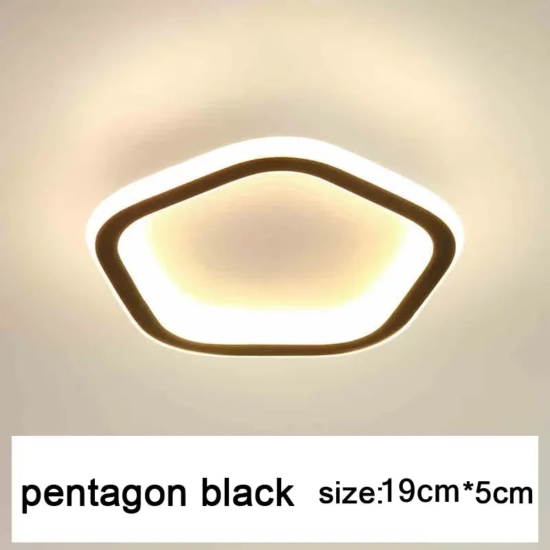 Modern LED Ceiling Light Simple Balcony rotundity Light Home Corridor Porch Channel Ceiling Light Nordic Wind Cloakroom Light