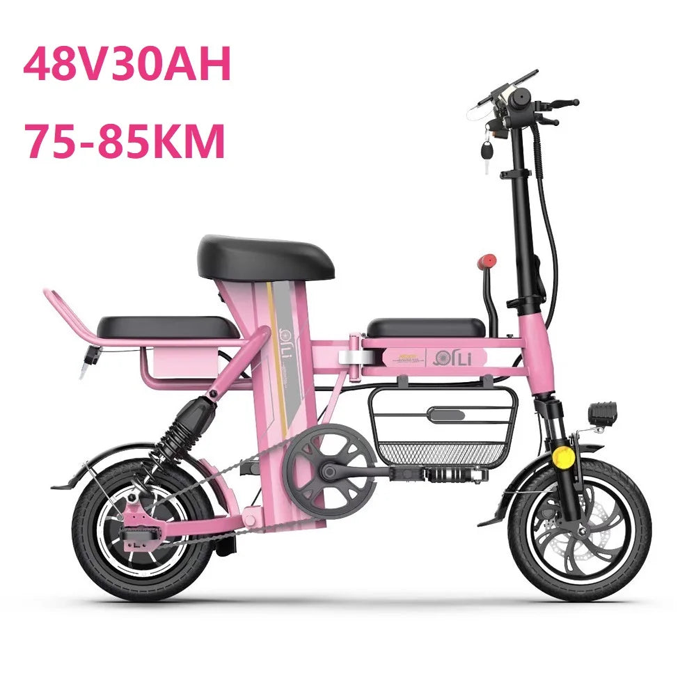 wholesale high speed electric bicycle two wheels mobility foldable adult electric bike scooters powerful with seat