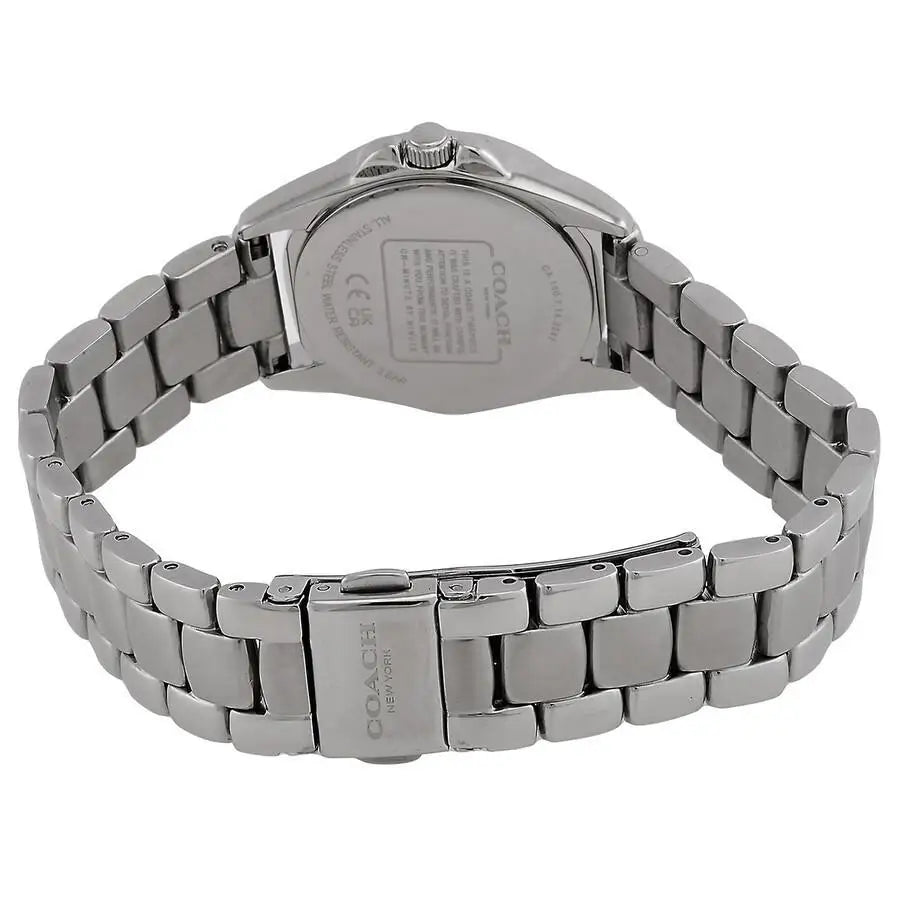 Coach | Greyson Quartz Crystal Silver Dial Ladies Watch nd Bracelet Set 14000089