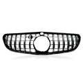 MAGICKIT GT Front Grille Grill Chrome+Black For Mercedes C217 S63 S65 AMG Coupe 2014-2017 CAR Accessories Front Grille