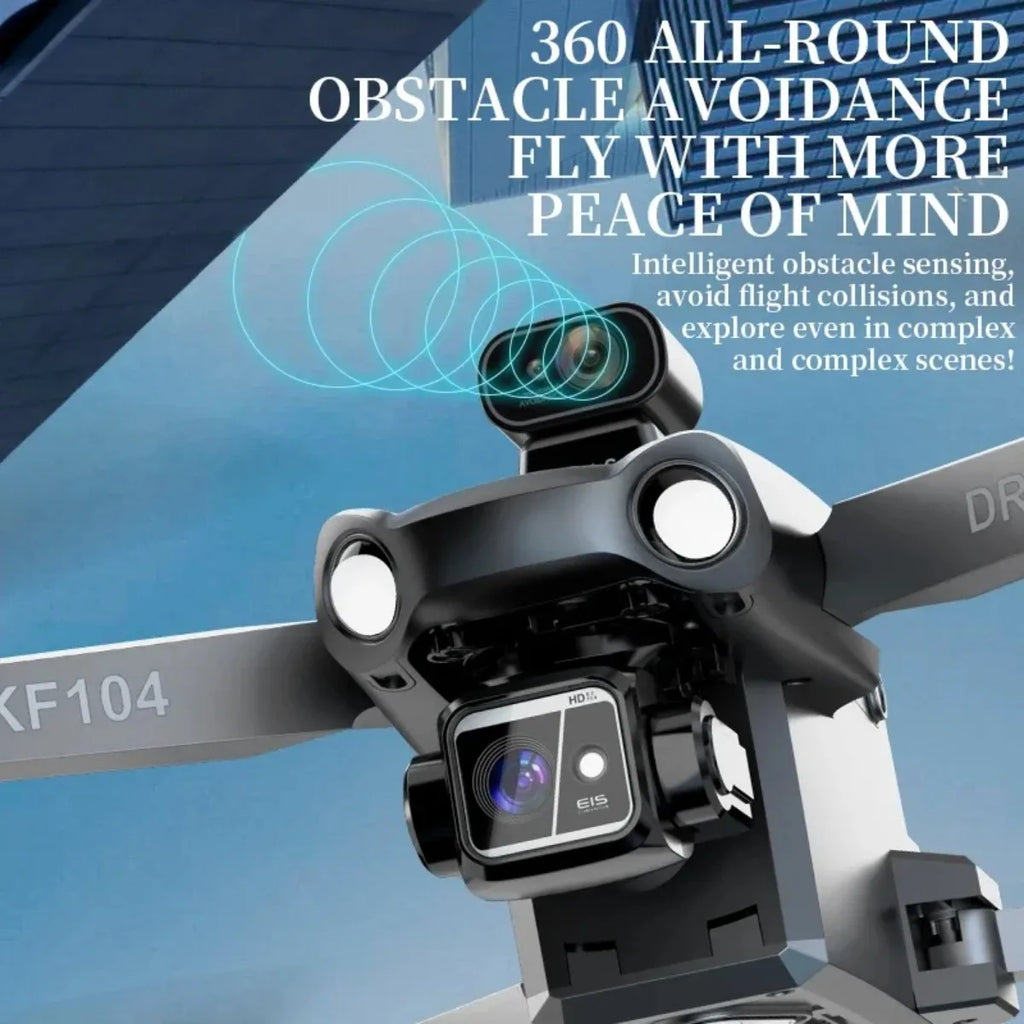 KF104 MAX2 GPS Drone 4K Professional With 3-Axis Gimbal Camera 5G WIFI 360° Obstacle Avoidance Touch Screen FPV Brushless Drone