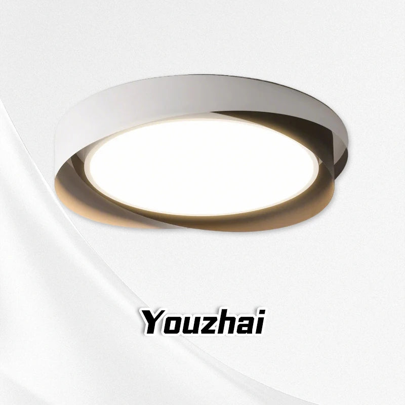 Italian minimalist bedroom light ceiling light study modern minimalist creative circular light fixture master bedroom light
