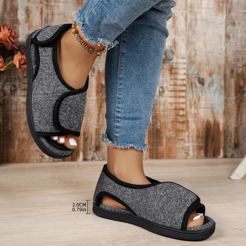 Winter Comfort Memory Foam Slippers for Diabetics, Arthritis & Edema – Women’s & Men’s Unisex Slip-On House Shoes, Soft Thick-So