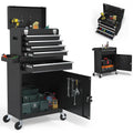 Rolling Tool Chest, 5-Drawer Tool Box with Wheels, Metal Tool Storage Cabinet with Locking Mechanism, Smooth, Customized