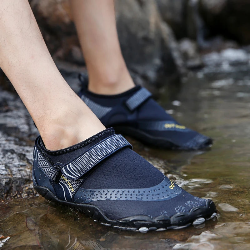 Men Women Barefoot Outdoor Sports Aqua Shoes Quick-drying Beach Swimming Fitness Wading Hiking Cycling Water Sneakers