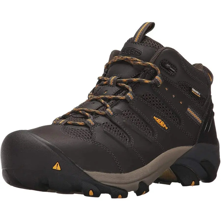 Utility Mens Lansing Mid Height Steel Toe Waterproof Work Boots