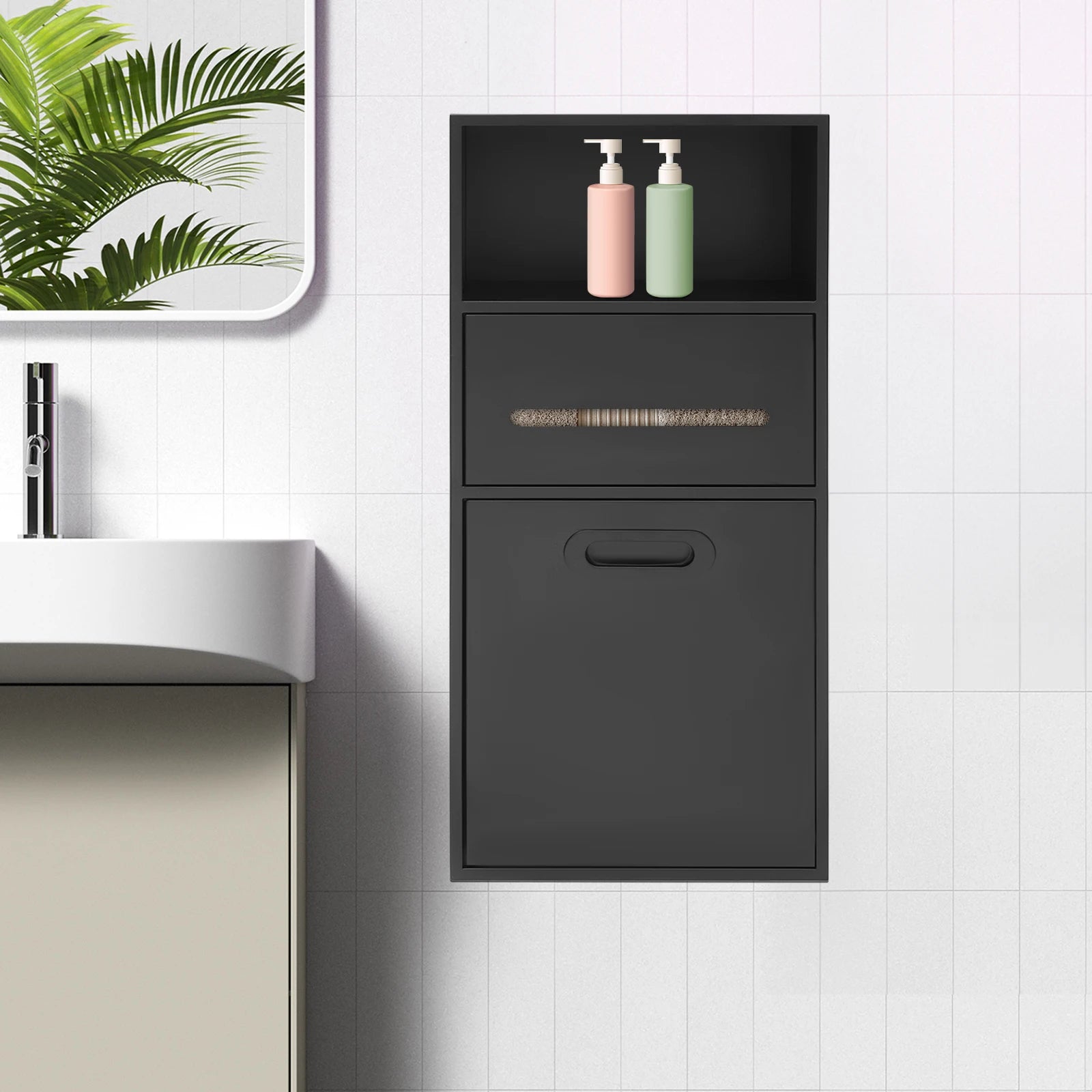 Storage Cabinet,Bathroom Recess, Stainless Steel Recessed Storage Cabinet, Wall Recessed Cabinet,304 Stainless Steel