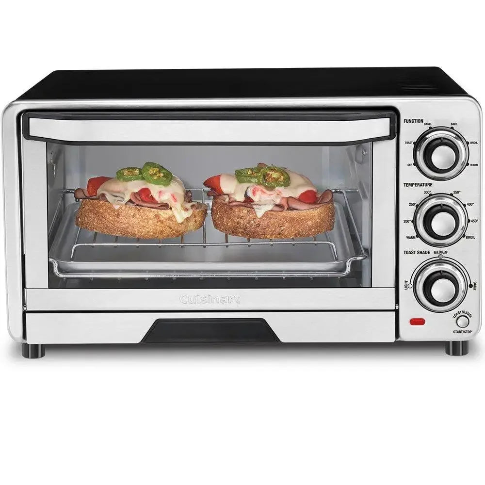 Custom Toaster Oven Broiler 1800W Stainless Steel Nonstick Easy Clean 6 Slices Toast 11 Inch Pizza Automatic Shutoff Bake Broil