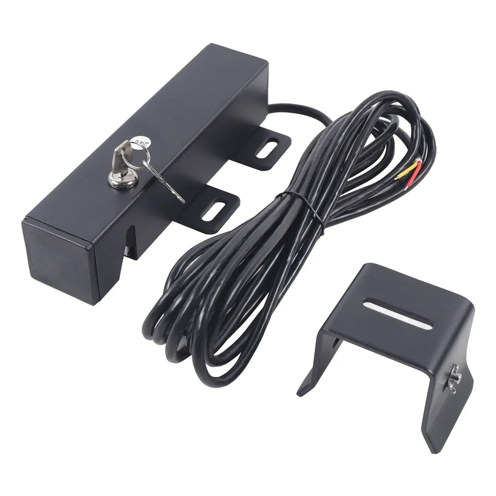 Automatic Electric Control Lock DC 24V, Heavy Duty Latch, Swing Door Opener, 1-Second Unlock, Swing Door Actuator
