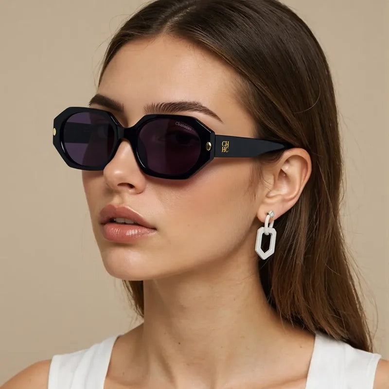 CH Brand Fashion Sunglasses Selection Polygonal Border Design For Both Men And Women 2025 New Trend Multifunctional Glasses
