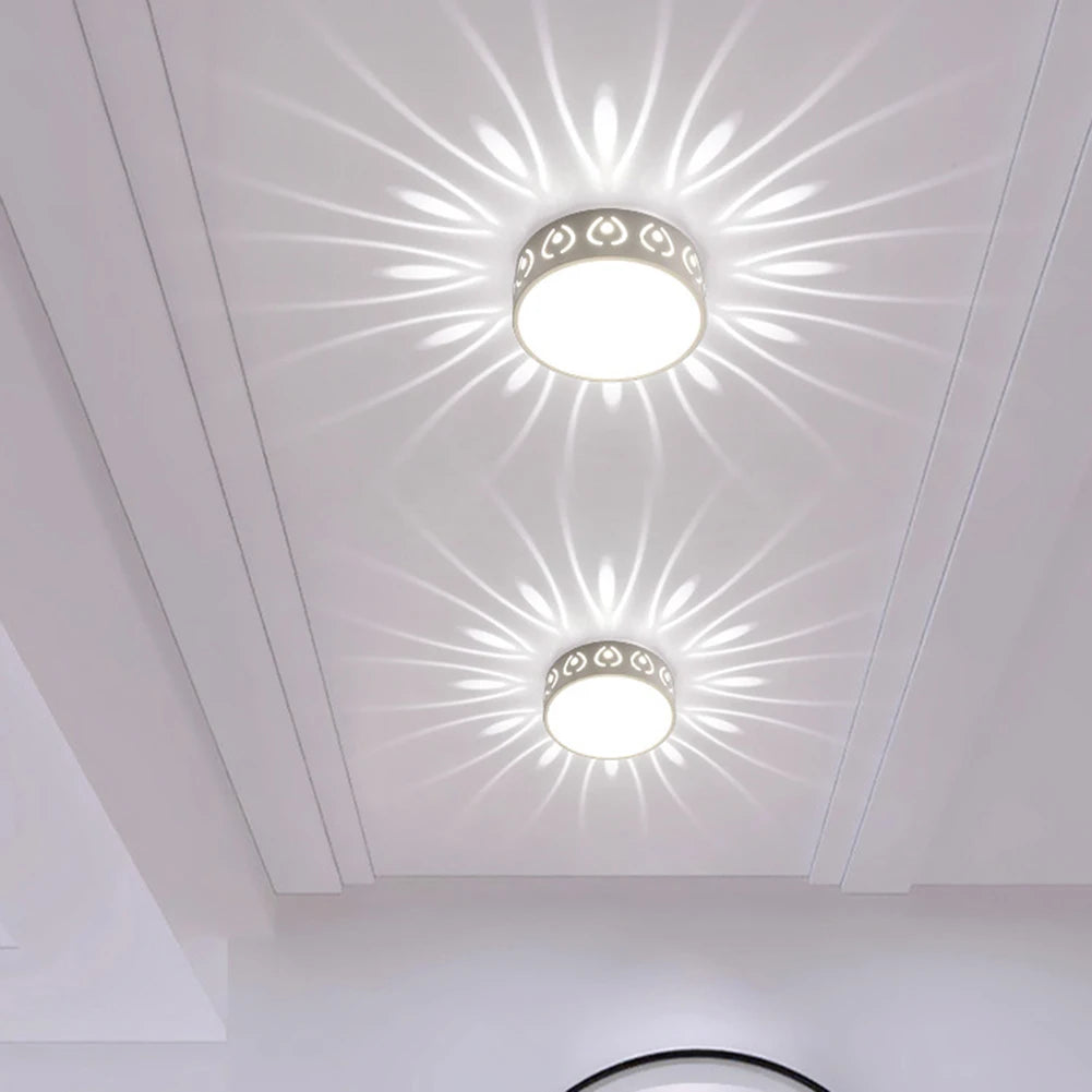 LED Indoor Lighting Energy Saving Interior Lighting Easy Installation Ceiling Spotlights Brightness  for Bedroom Bathroom