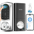 G10 Smart Lock with Fingerprint - 6-in-1 WiFi Deadbolt Keyless Entry BHMA Certified IP54 Waterproof Front Door Lock APP Remote