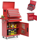 Customized.Chest,5-Drawer Rolling Tool Storage Cabinet with Enhanced Packaging, Detachable Top Tool Box, Metal Tool Cart for Gar