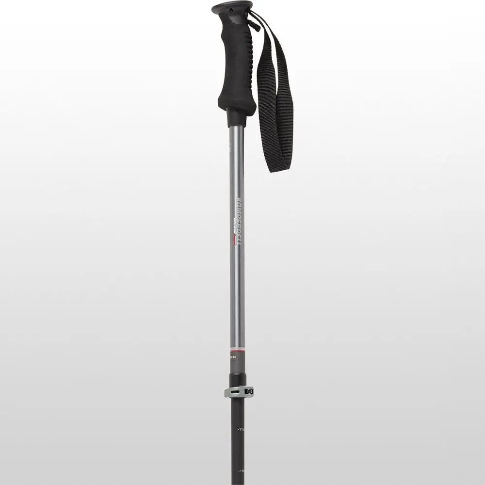 Mountaineer PowerLoleck Foam Compact Trekking Pole, Black/Silver, 58-120cm