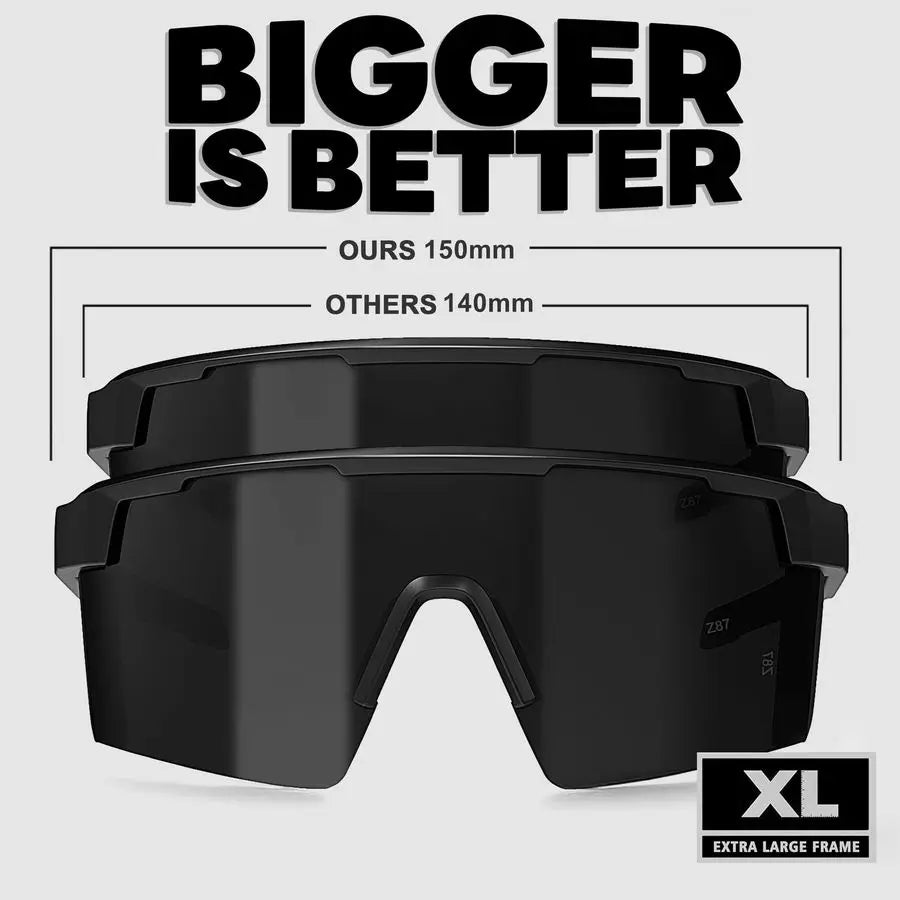 XL Z87 Sunglasses for Big Wide Heads Men Women,TR90 Ultralight UV400 Protection Sun Glasses Z8224