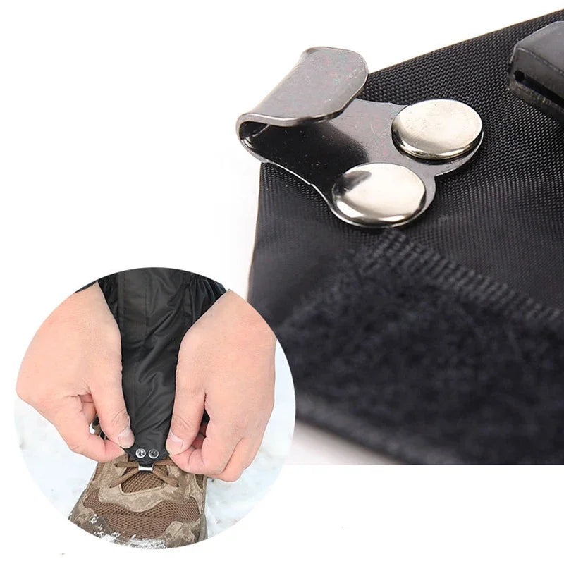 Outdoor Waterproof Foot Cover Durable Highly Breathable Double-Deck Hiking Climbing Legging Wraps Hunting Gaiters