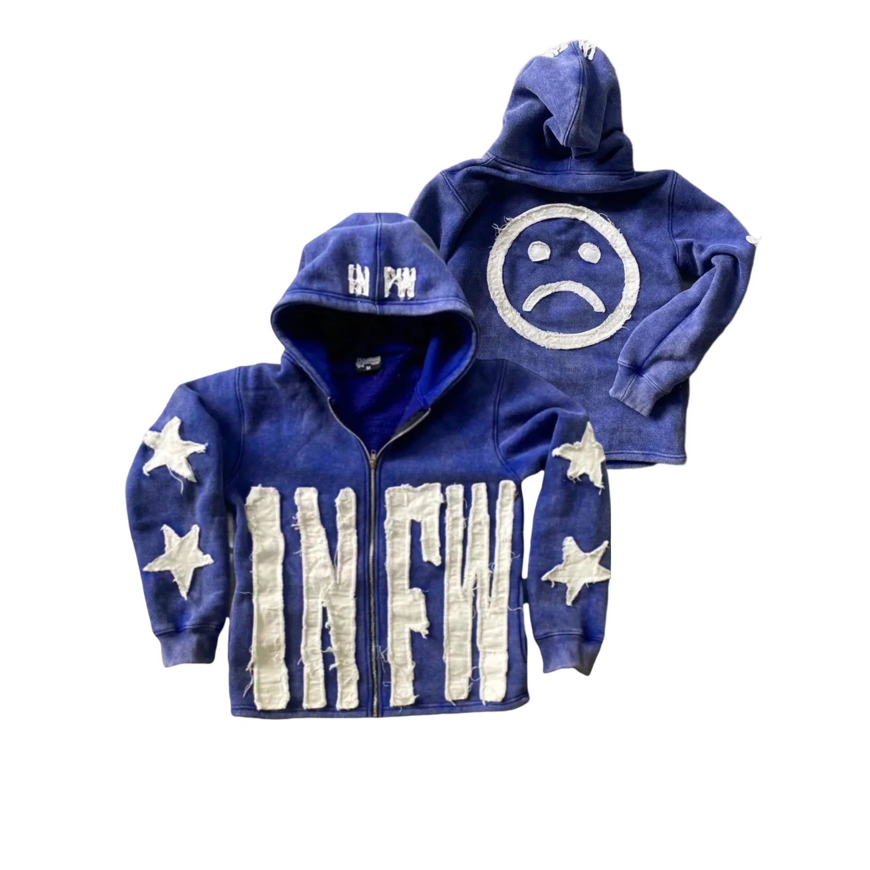 INFW fall jackets for Womens  loose fit Fleece Jacket American Retro Red zip up Hoodie Street Hip-Hop Style Jacket Unisex