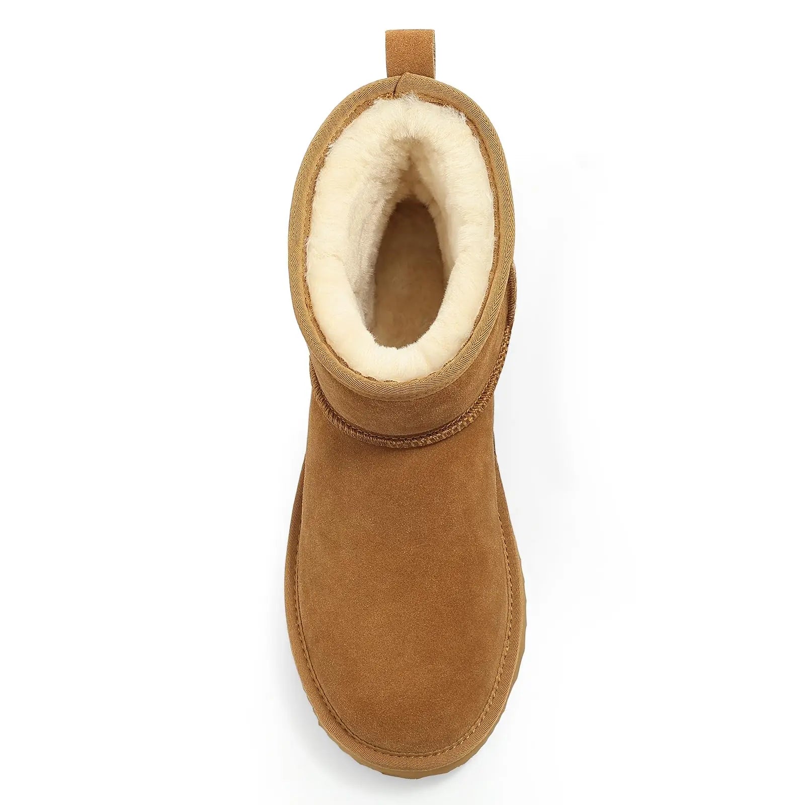 Evshine Winter Mini Snow Boots For Women Plush Lined Warm Suede Snow Boots Comfy Fuzzy Boots Fur Home Ankle Boots Lady Snow Boot