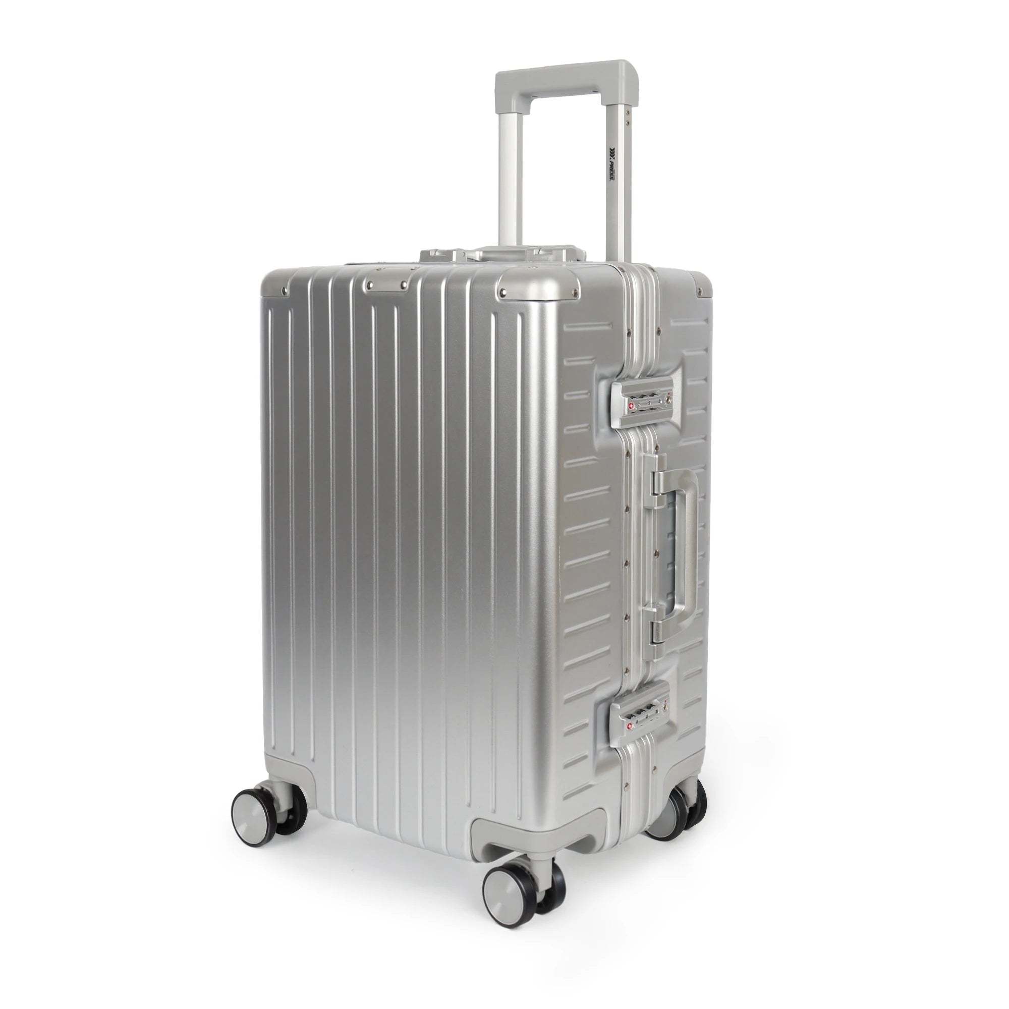 Trolley Aluminum Frame Luggage 20" Carry On Luggage & 28" Checked Luggage PC+ABS Suitcases Carry-On Cabin Suitcase with TSA Lock