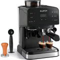 Professional Home Espresso Machine 20 Bar with Grinder and Milk Frother for Latte Cappuccino Black