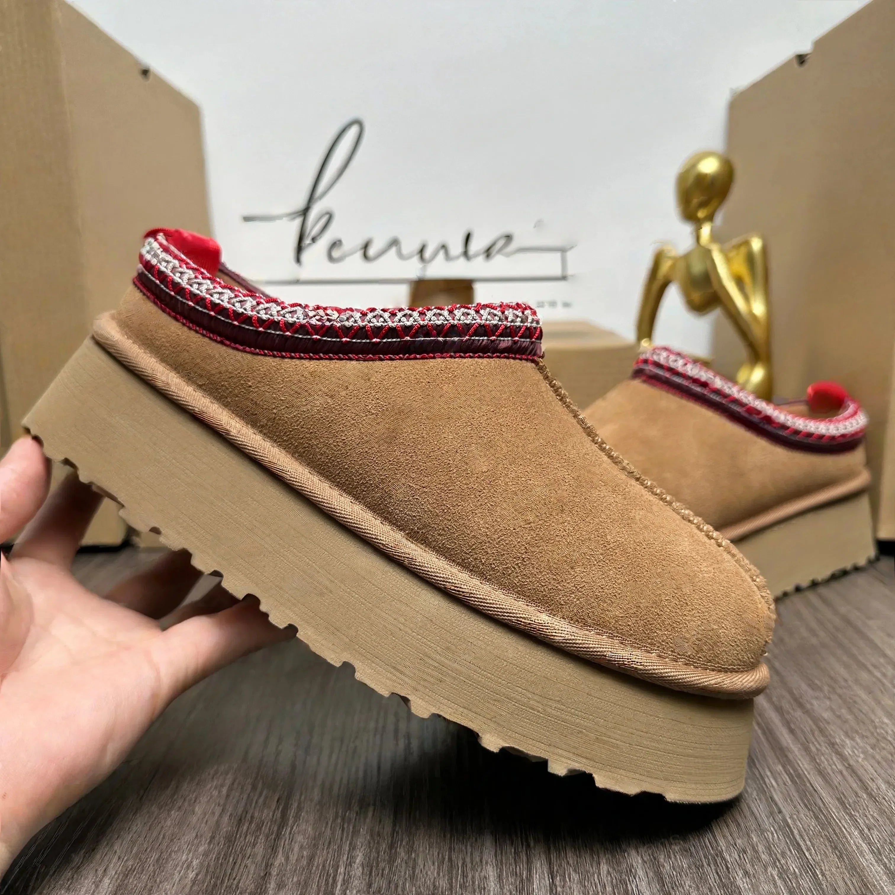 2026 New Winter Snow Boots Ladies Platform High Heel Shoes Women Ankle Boots Luxury Designer Classic Ultra Mini Fur Boot