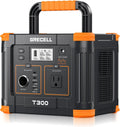 300W Portable Power Station with Solar Charging, 230.88Wh Battery for Camping and Home Backup