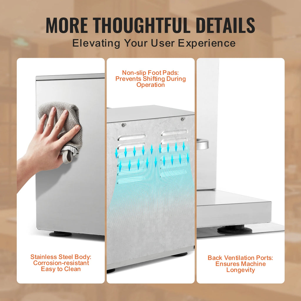 SucceBuy Milkshake Maker Machine 120W Commercial Milk Tea Shaker Machine Single Head Milk Shake Mixer Machine