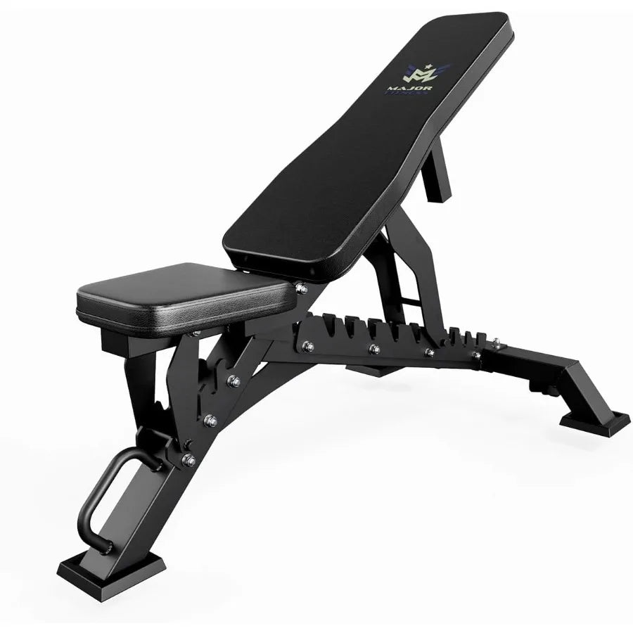 Adjustable Weight Bench for Strength Training Ideal for Bench Press and FullBody Workouts in Home Garage Gym Setup Offers Versa