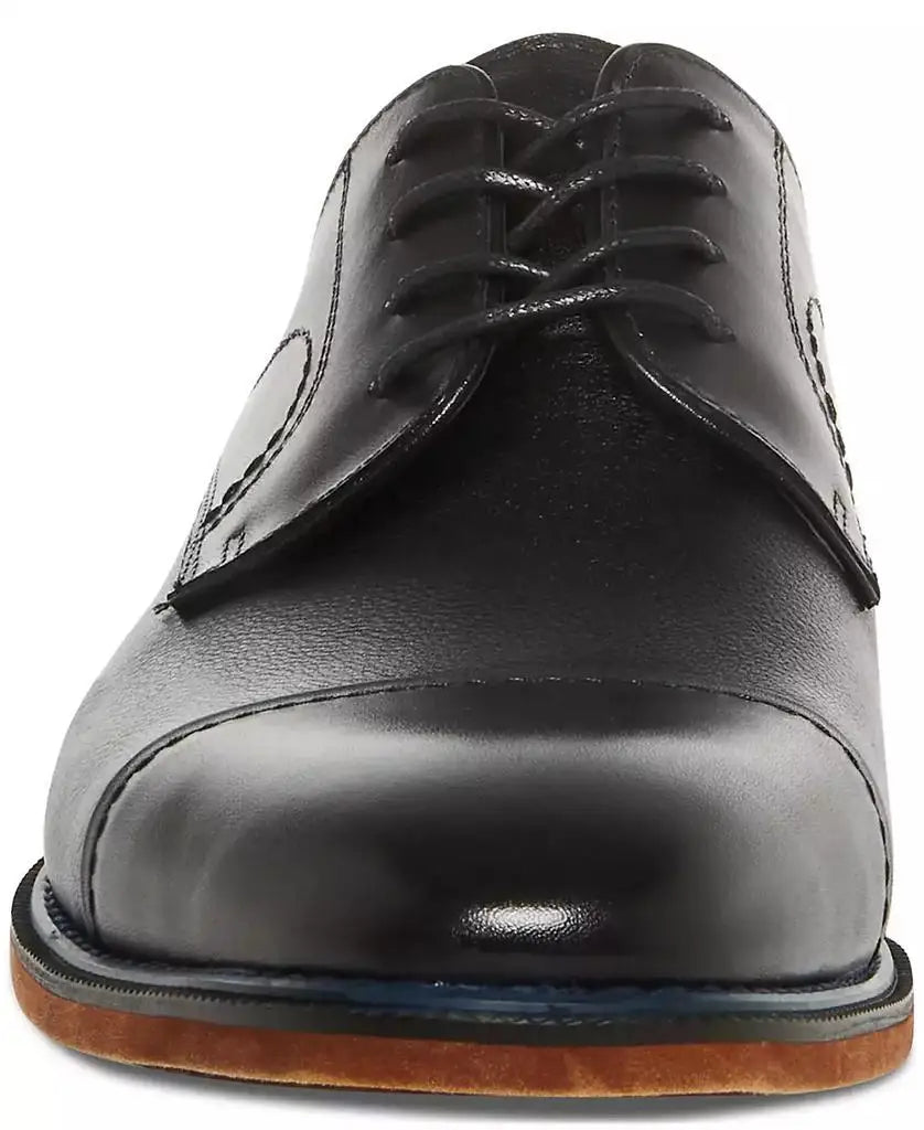 Steve Madden | Men's Zane Tonal & Textured Leather Mid Oxford Dress Shoe