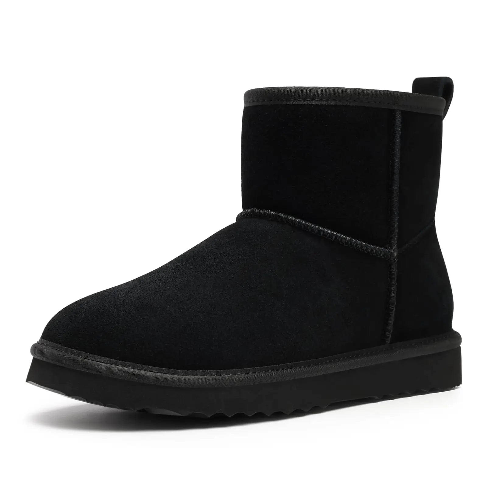 Evshine Winter Mini Snow Boots For Women Plush Lined Warm Suede Snow Boots Comfy Fuzzy Boots Fur Home Ankle Boots Lady Snow Boot
