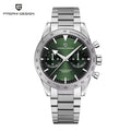 PAGANI DESIGN 2026 New Retro Mens Watches Moon Quartz Watch For Men Speed Sports Chronograph AR Sapphire VK64 Clock Reloj Hombre