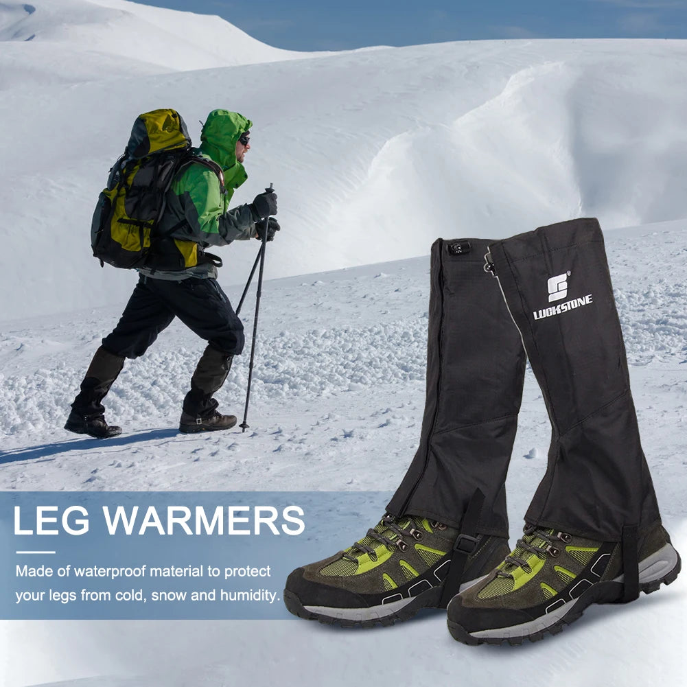 Leg Hiking Gaiters Winter Tourist Snow Foot Cover Lightweight Men Women Waterproof Shoe Gaiters Breathable Snow Boot Leg Gaiters