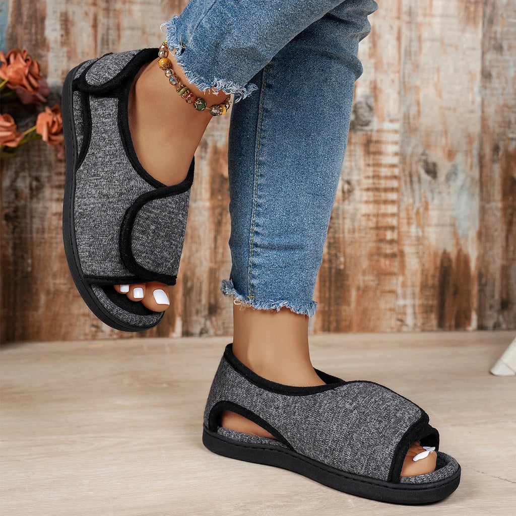 Winter Comfort Memory Foam Slippers for Diabetics, Arthritis & Edema – Women’s & Men’s Unisex Slip-On House Shoes, Soft Thick-So