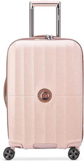 paris expandable hardside spinner luggage, pink, medium 24 inch