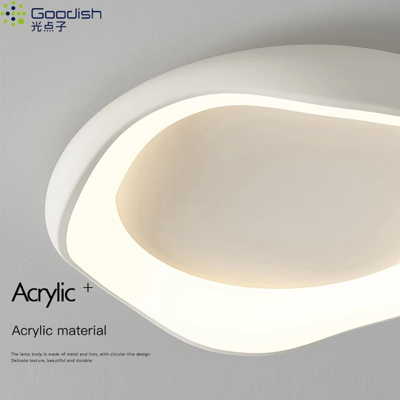 Modern Nordic Led Ceiling Lights Minimalist Lamps for Kitchen Living Dining Study Children's Bed Room Home Decoration Chandelier