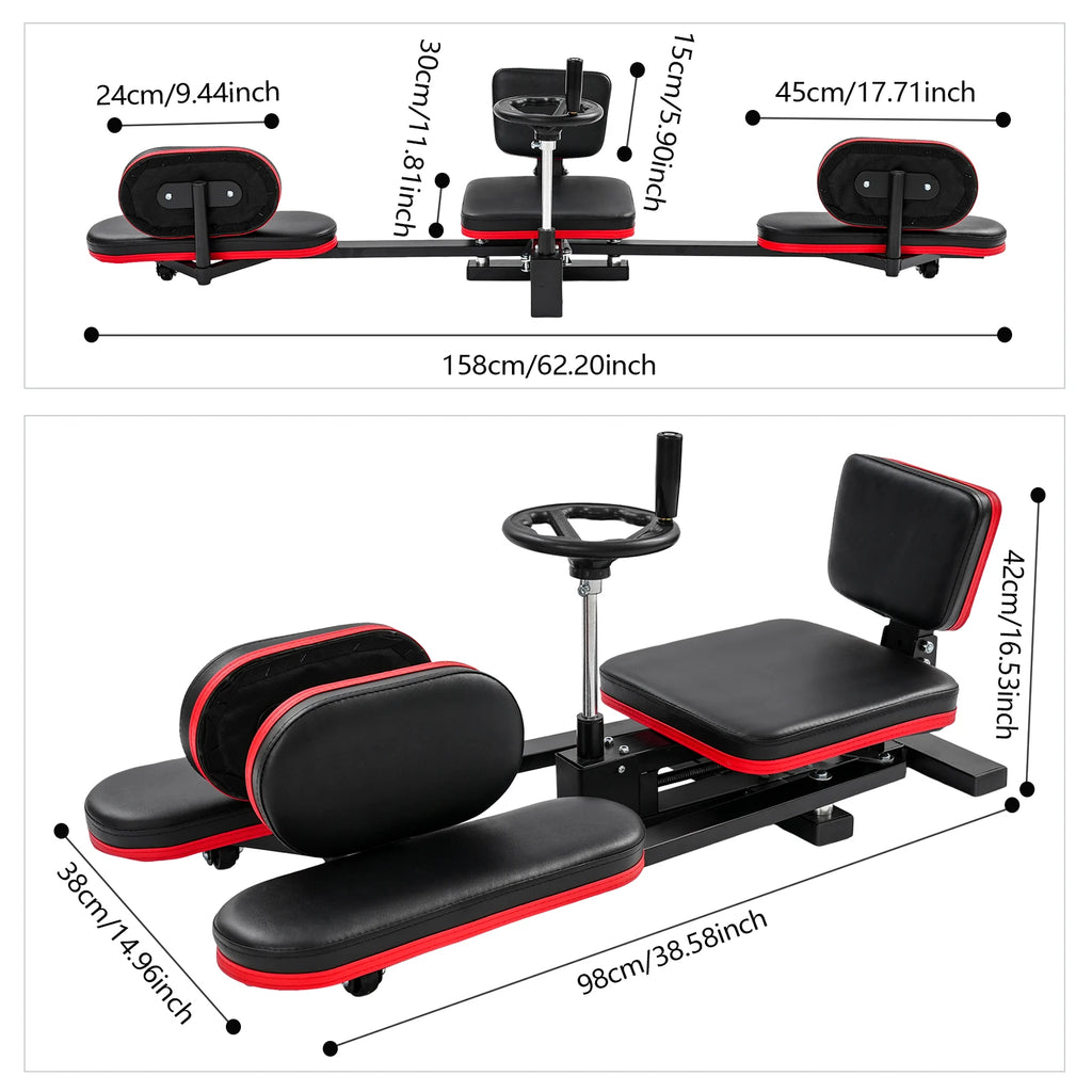 Leg Stretcher,Leg Stretch Machine, Heavy Duty Steel Frame Equipment Splits Machine, for Home Gym Split Machine Training Fitness